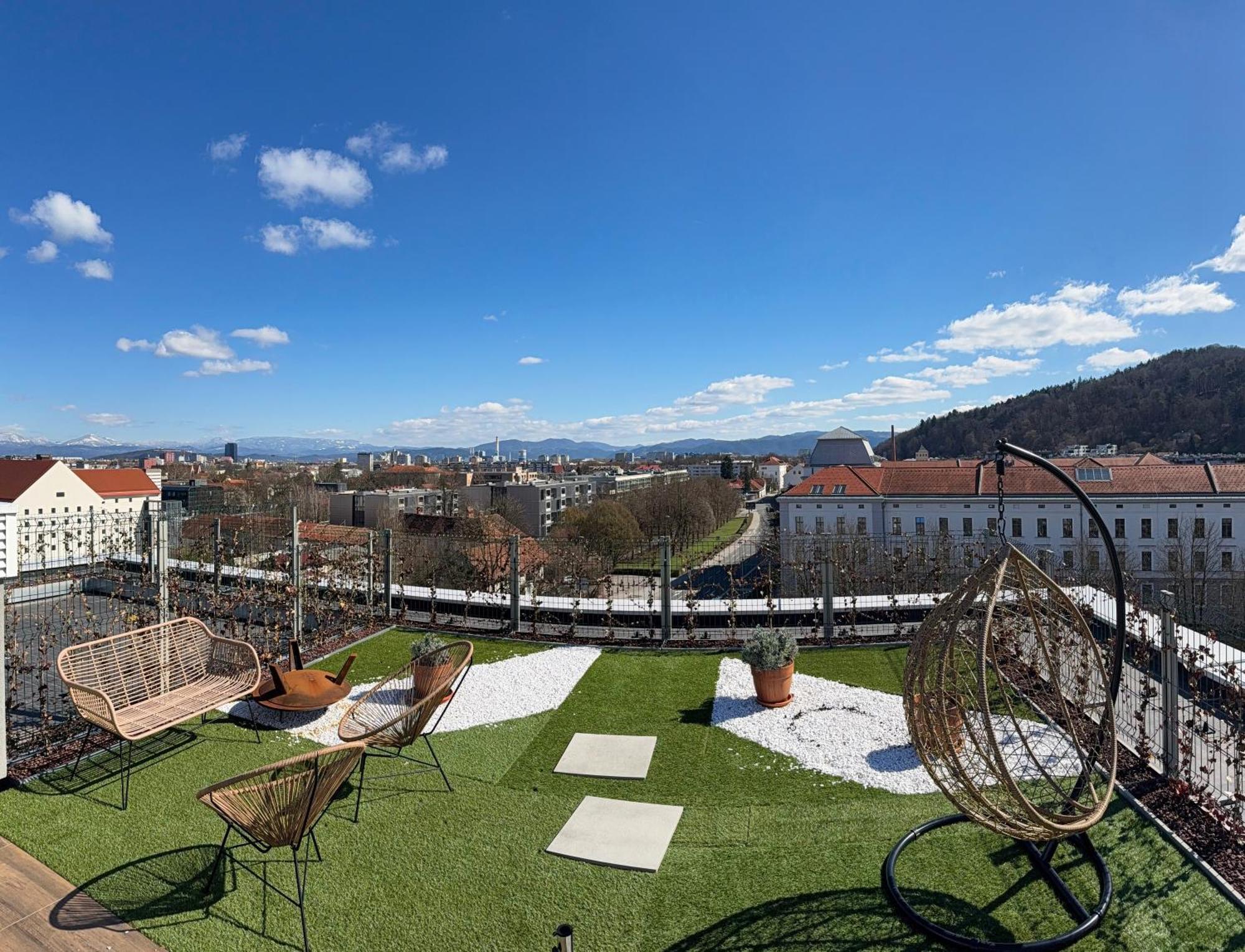 Garden Residence Любляна Экстерьер фото